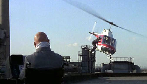 Ernst Stavro Blofeld in For Your Eyes Only helicopter scene