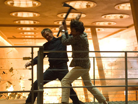 Quantum of Solace inferno fight