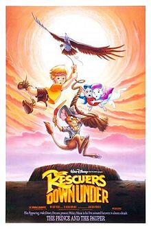 Rescuers down under poster