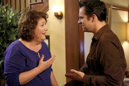 Margo Martindale and Jack Johnson in New Girl, Chicago