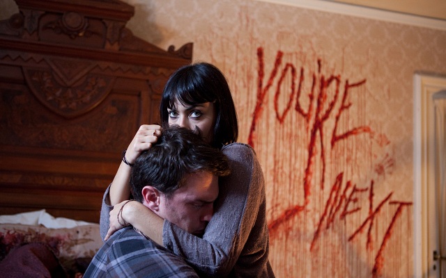 Nicholas Tucci and Wendy Glenn in You're Next