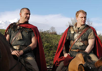 Rome pilot - Kevin McKidd and Ray Stevenson