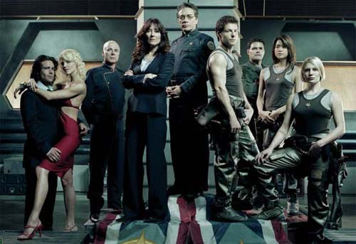 Cast photo, Battlestar Galactica season 1