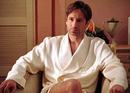 David Duchovny on the Larry Sanders Show finale, Flip