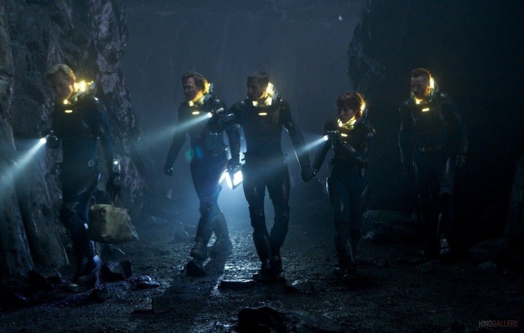 Michael Fassbender, Rafe Spall, Logan Marshall-Green, Noomi Rapace & Sean Harris in Prometheus (2012)