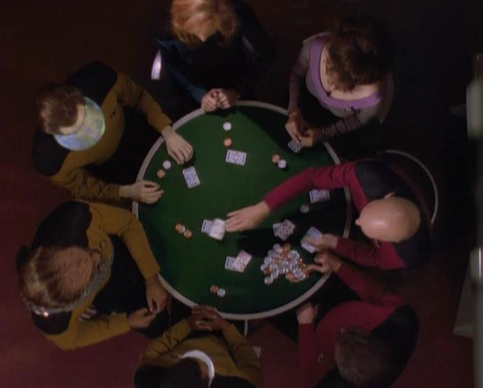 LeVar Burton, Brent Spiner, Gates McFadden, Marina Sirtis, Michael Dorn, Marina Sirtis in Star Trek: TNG Ep 7.25 'All Things'