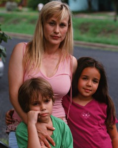 Patricia Arquette, Ellar Coltrane, and Lorelei Linklater in Boyhood