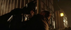 Christian Bale & Tom Wilkinson in Batman Begins (2005)