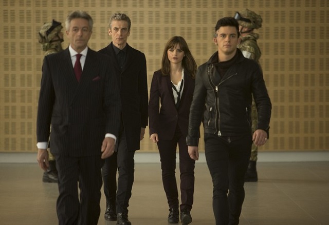 Doctor Who S08E05 promo image, "Time Heist"