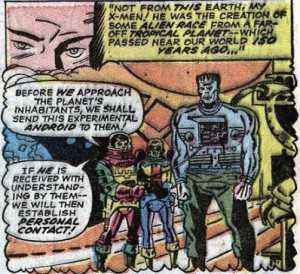 X-Men #40 - alien Frankenstein