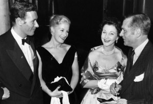 Osborne, Mary Ure, Vivien Leigh and Laurence Olivier