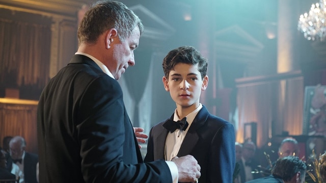 GOTHAM: (L-R) Alfred (Sean Pertwee) and Bruce (David Mazouz)