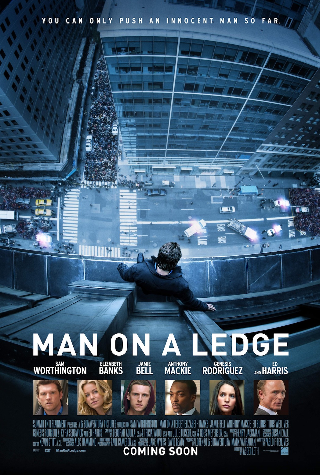 Man on a ledge