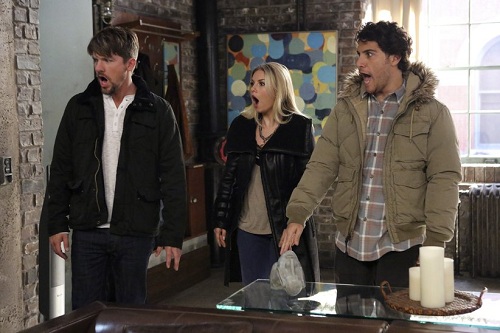 Happy Endings, Ep. 3.11, “The Ex Factor”: “I’m just working on my ‘shups!”