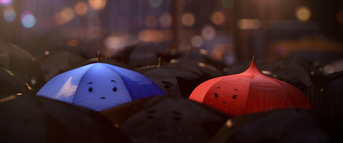 First Image from New Pixar Short ‘The Blue Umbrella’