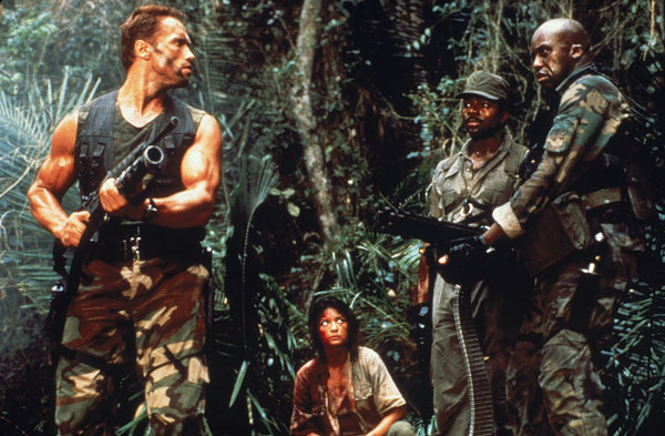 Predator (Arnold Schwarzenegger, Elpidia Carillio, Carl Weathers & Bill Duke)