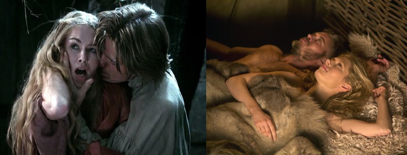 cersei and jaime ragnar and lagertha