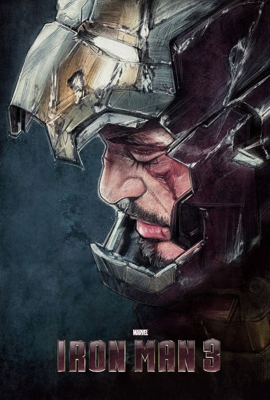 Paul Shipper S Iron Man 3 Poster Art Popoptiq