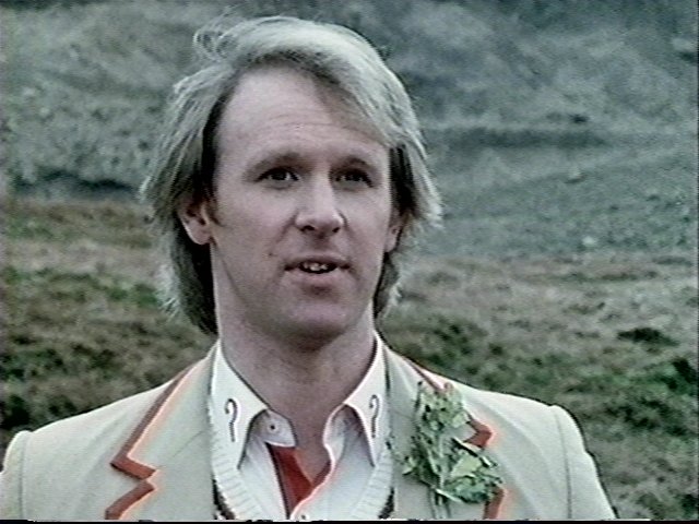 Peter Davison as the Fifth Doctor