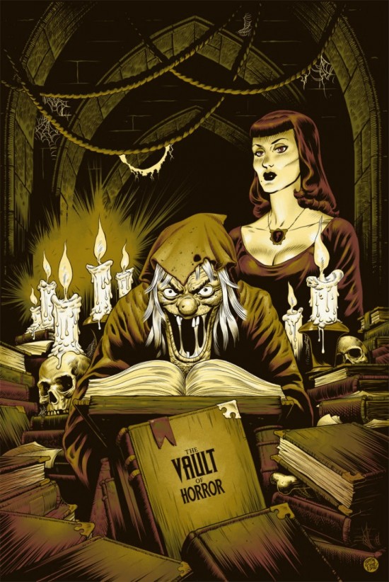 Phantom City Creative’s “Vault Of Horror” Piece for Mondo’s E.C. Comics Tribute Show