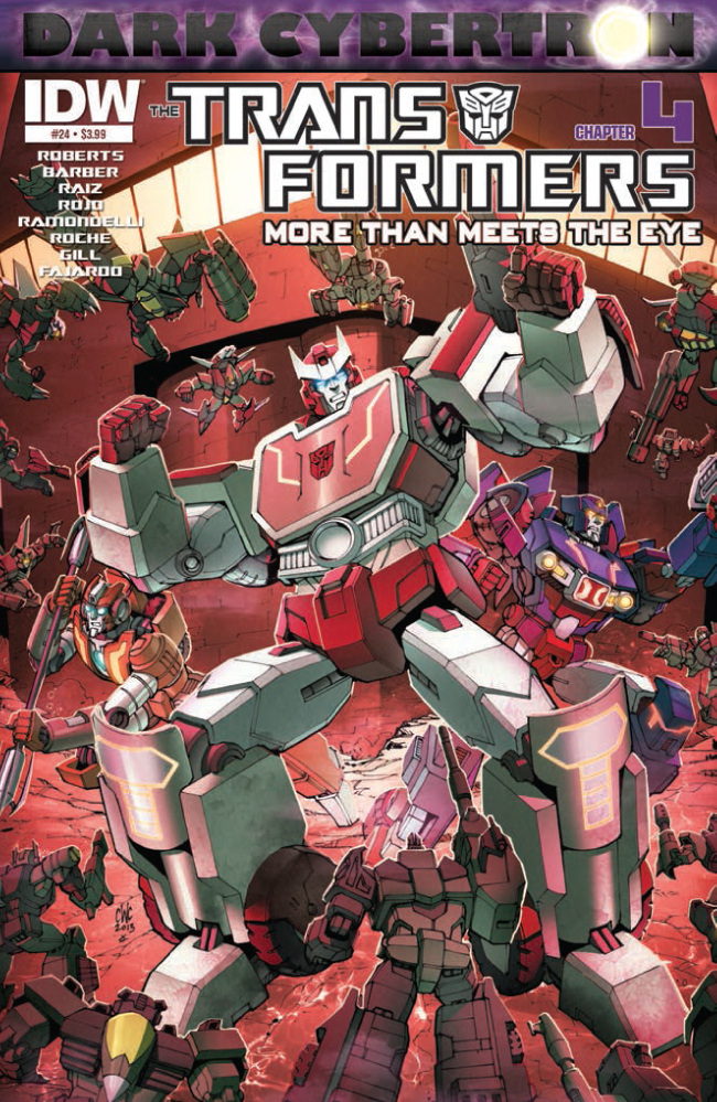 Transformers: More Than Meets the Eye # 24 Continues to Drown out James Roberts’ Voice