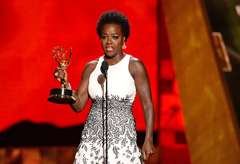 Viola Davis at the 2015 Emmys