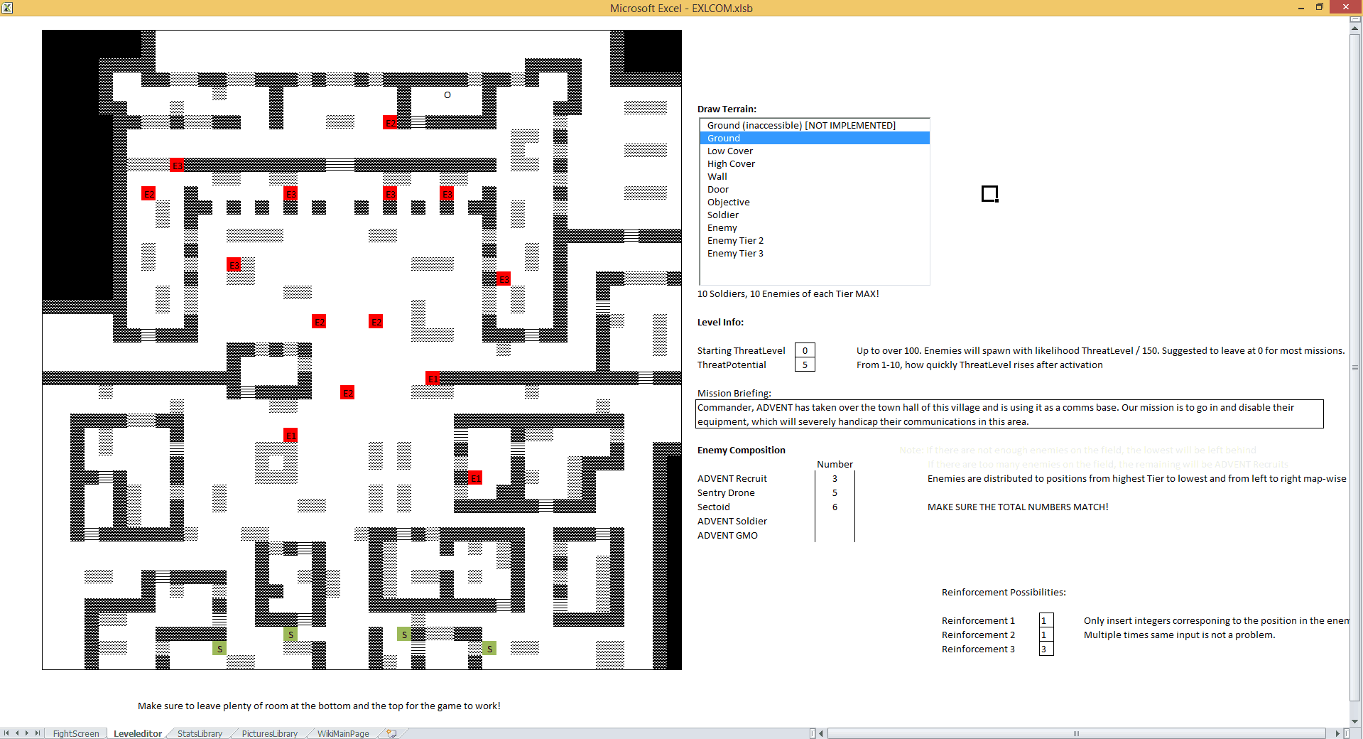 There's a rudimentary level editor, hinting at things to come.