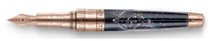 1-Caran dache Caelograph Zenith Gold Fountain Pen