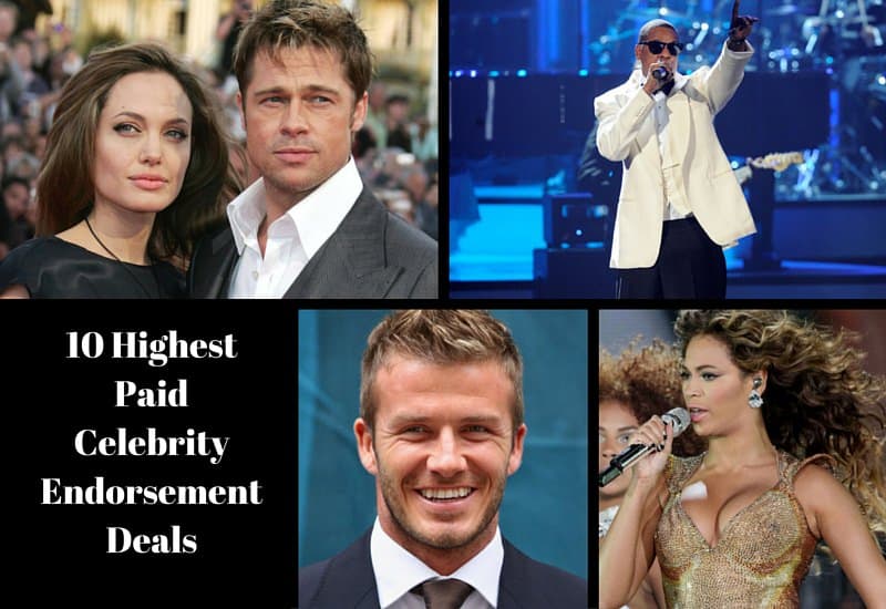 Top 10 Highest Paid Celebrity Commercials  and Endorsements