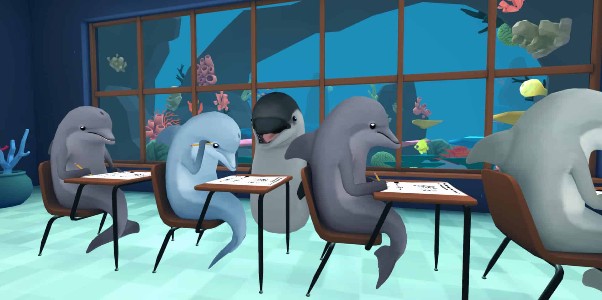 Cheat your way to Success in ‘Classroom Aquatic’, a Fintastic VR Experience