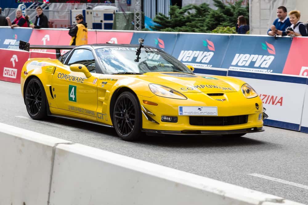 Chevrolet Corvette GT1 during the third automotive show "Verva Street Racing" on 15 September, 2012 in Warsaw, Poland.