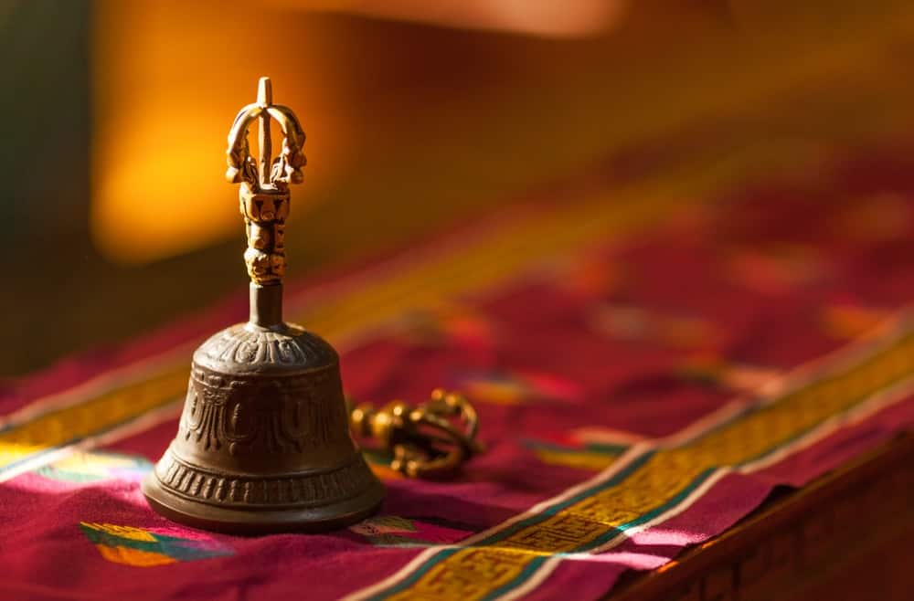 Antique bell used mainly for religious purposes