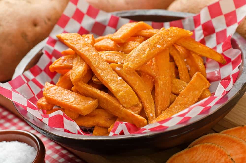Fries that were cut julienne-style.