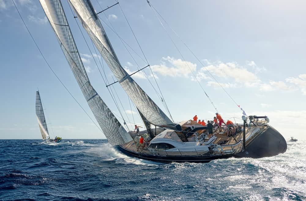 Yacht racing as an expensive hobby