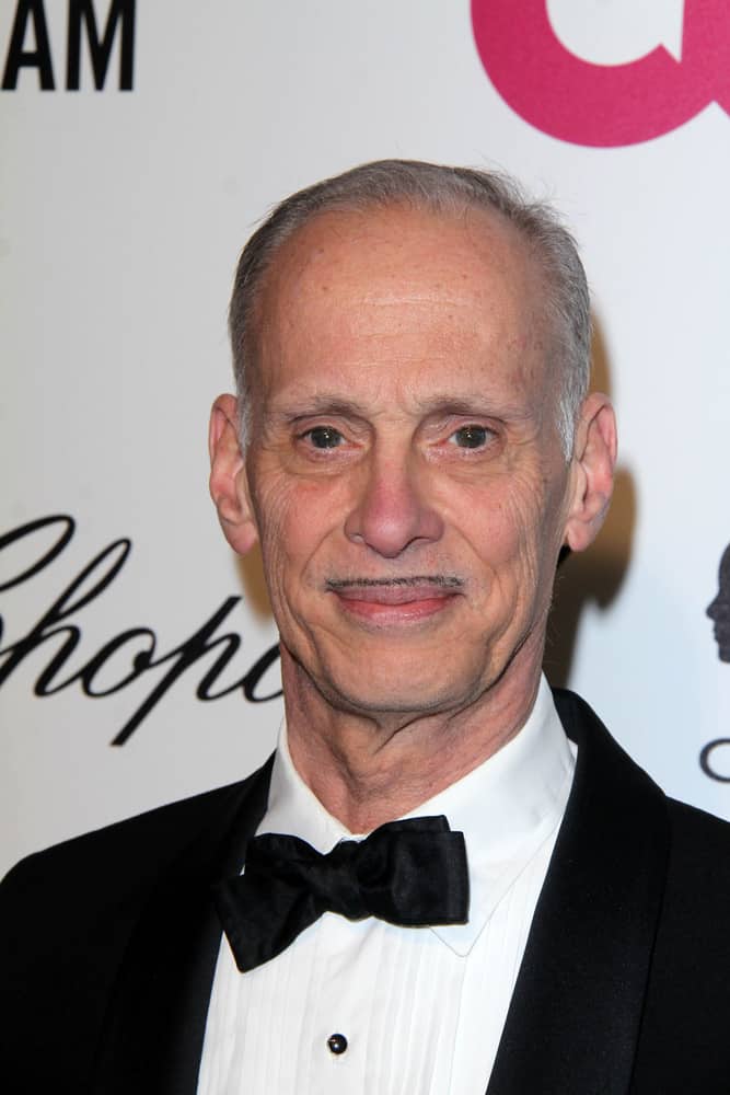 John Waters with his famous pencil mustache