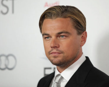 Leonardo Dicaprio with nicely slicked hair with gel