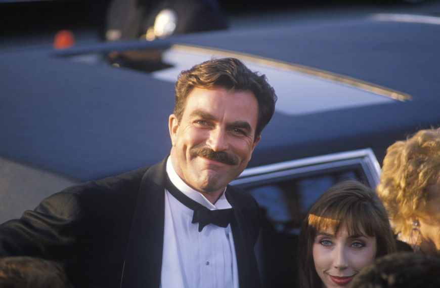 Tom Selleck with his famous moustache
