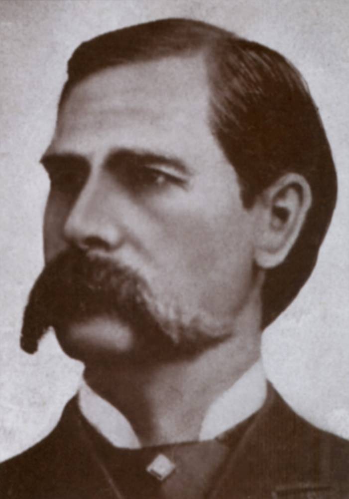 Photo of Wyatt Earp with huge mustache