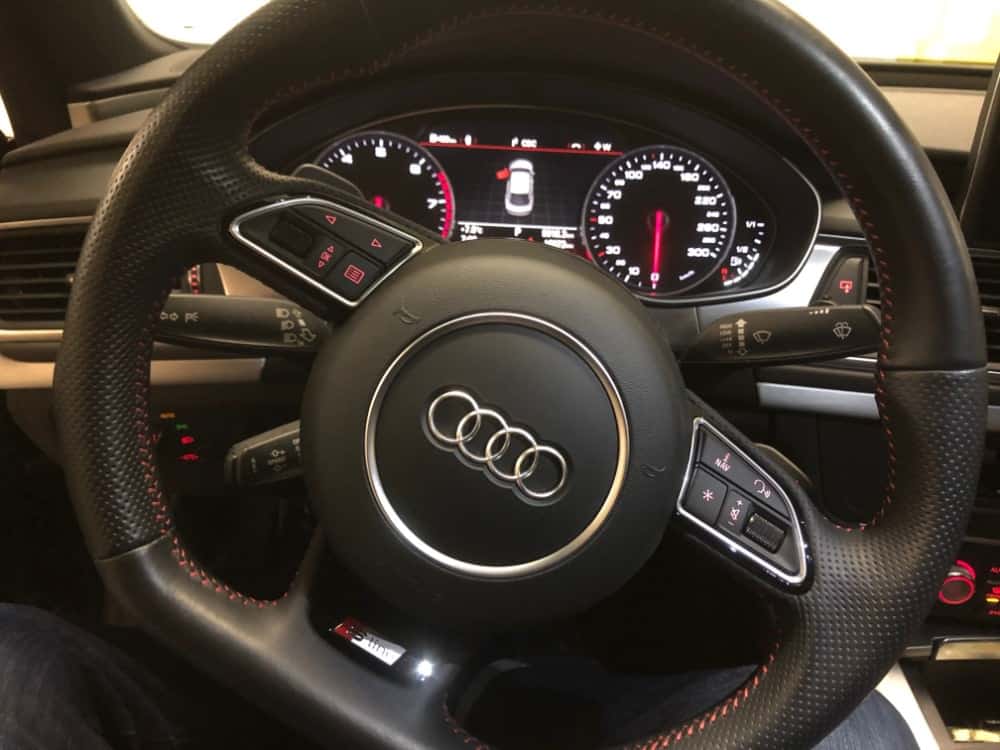 Audi A7 steering wheel