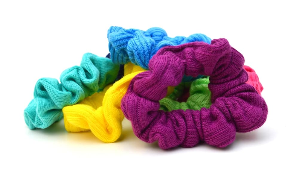 Colorful scrunchies