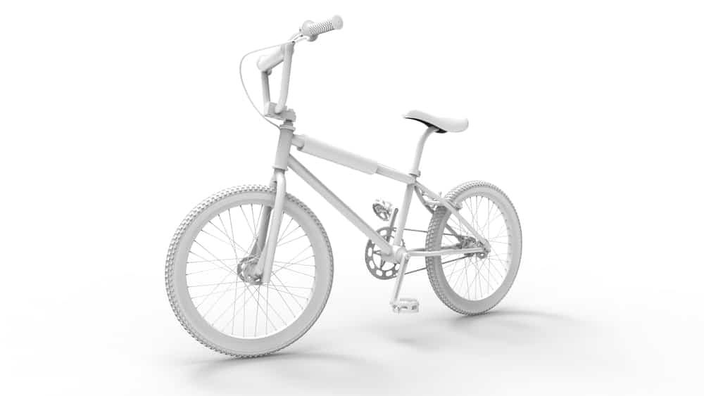 A 3D Image of BMX Bike