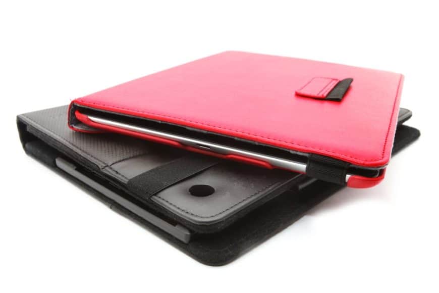 Black and Red Tablet Covers