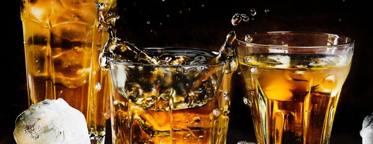 whiskey with ice