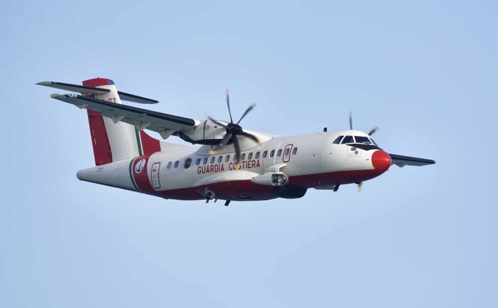 Maritime Patrol Plane in air