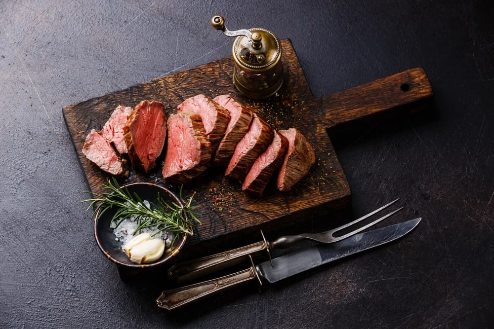Beef Tenderloin with Garlic and Herbs