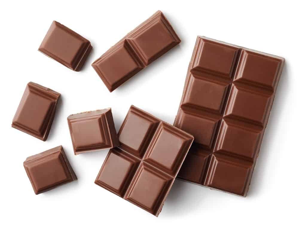 Pieces of Tasty Milk Chocolate
