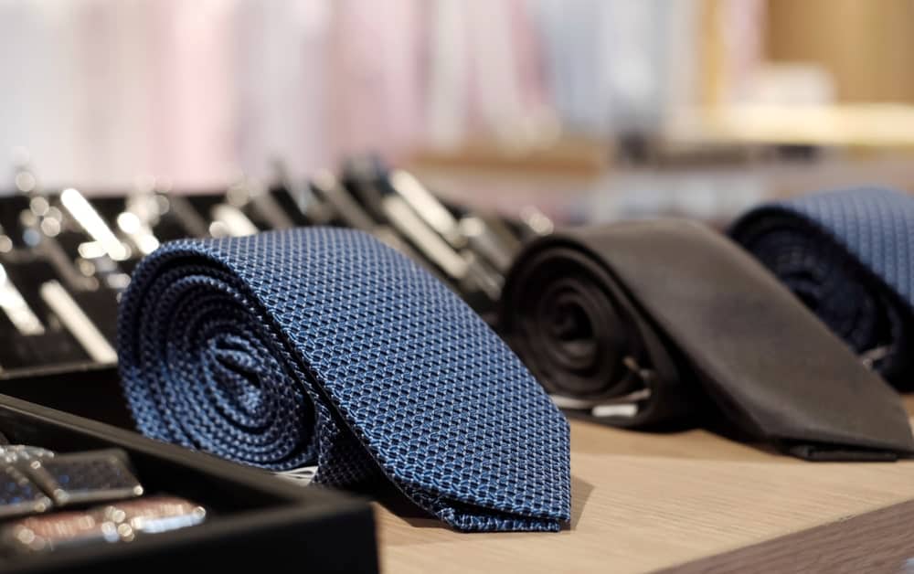 Apron Neckties on display
