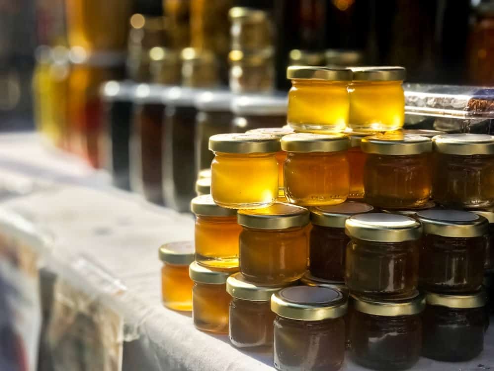 Honey in liquid form