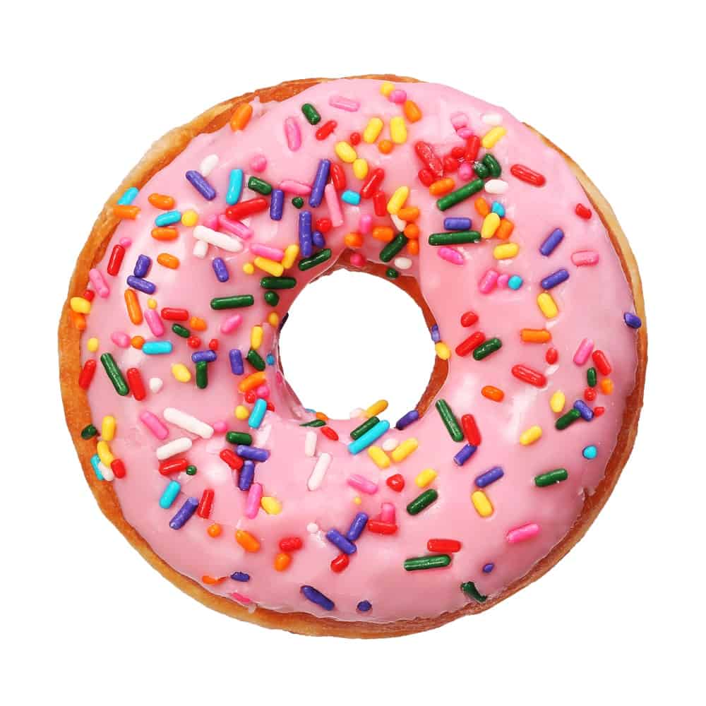 Donut with sprinkles