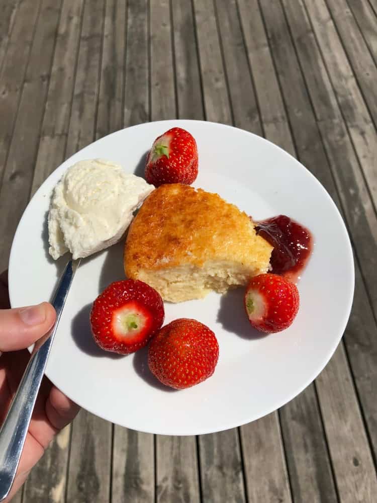 A Slice of Swedish Cheesecake